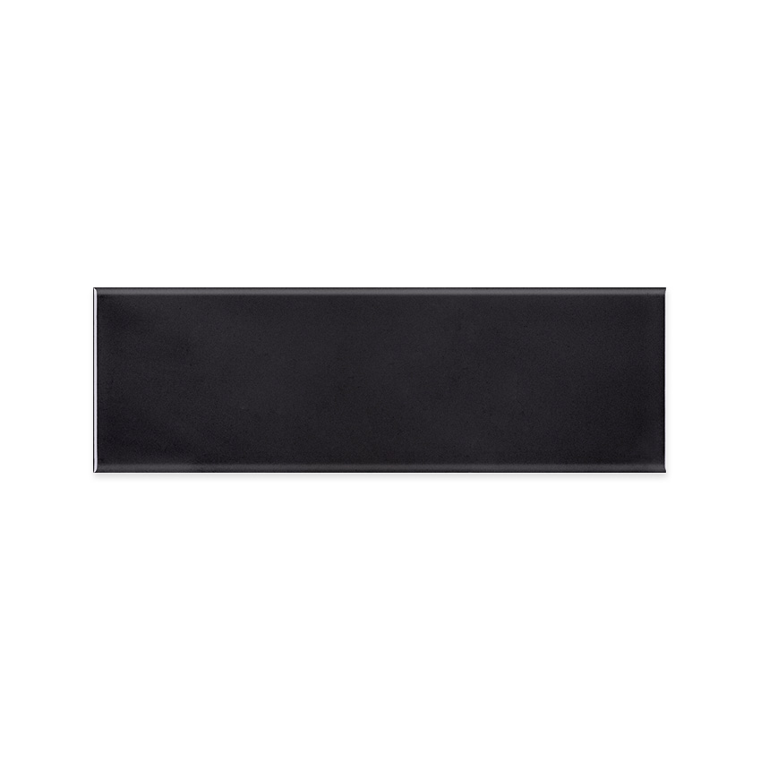 Black 4"X12" Glossy Pressed