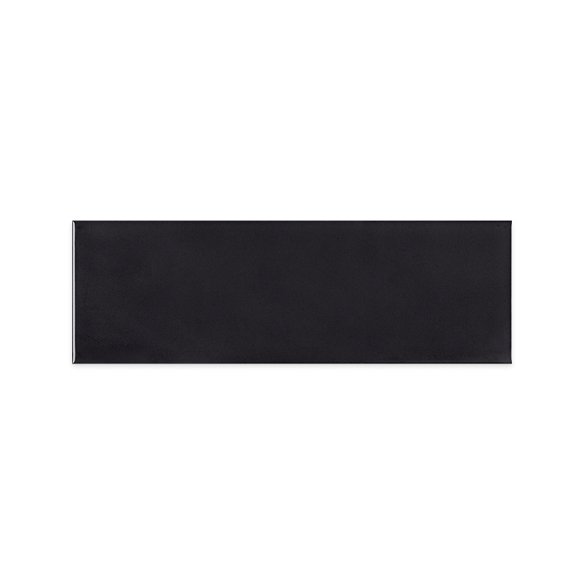 Black 4"X12" Matte Pressed