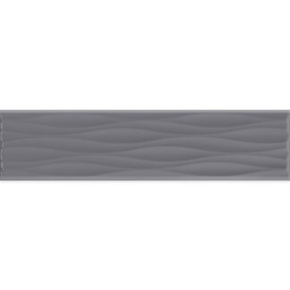 Gris Ripple 4"X16" Glossy