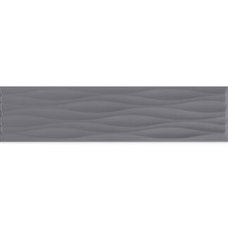 Gris Ripple 4"X16" Matte Pressed