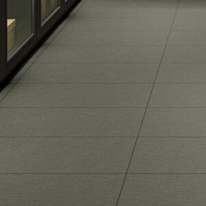 green fabric look porcelain tiled floor closeup