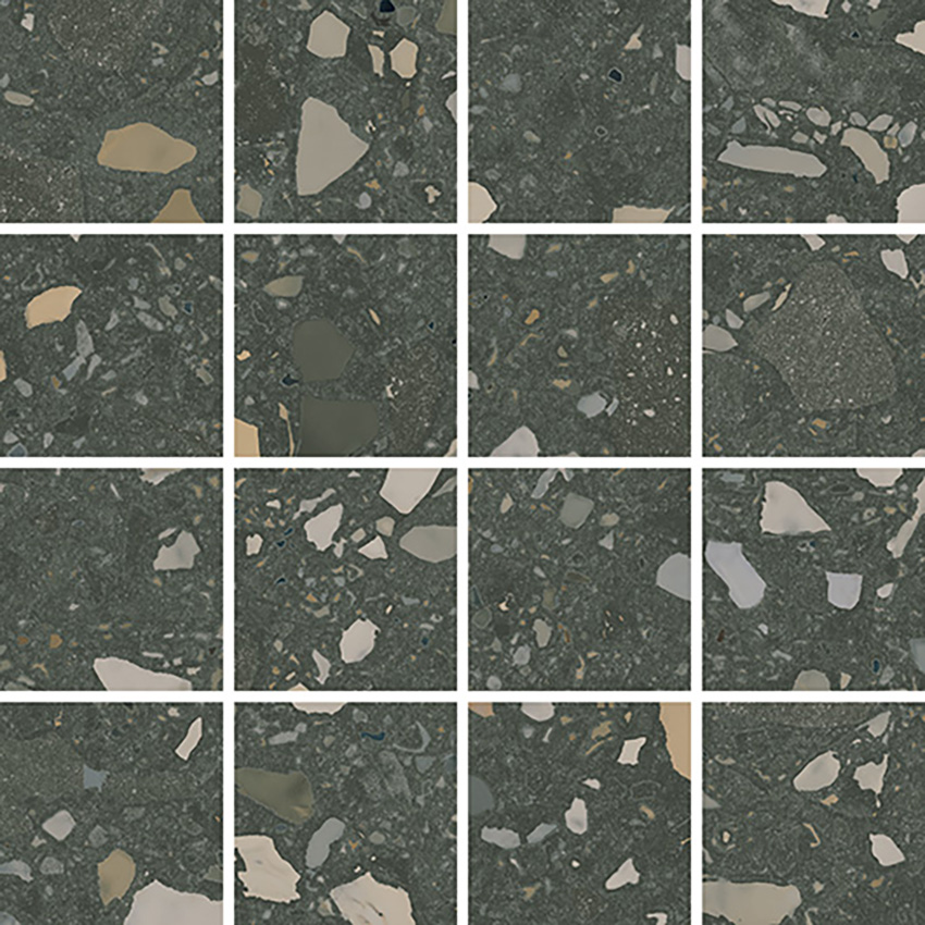 Folk Green Mosaics Nat