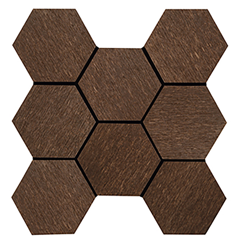 COPPER DEPOSIT HEX MOSAIC UNPOLISHED