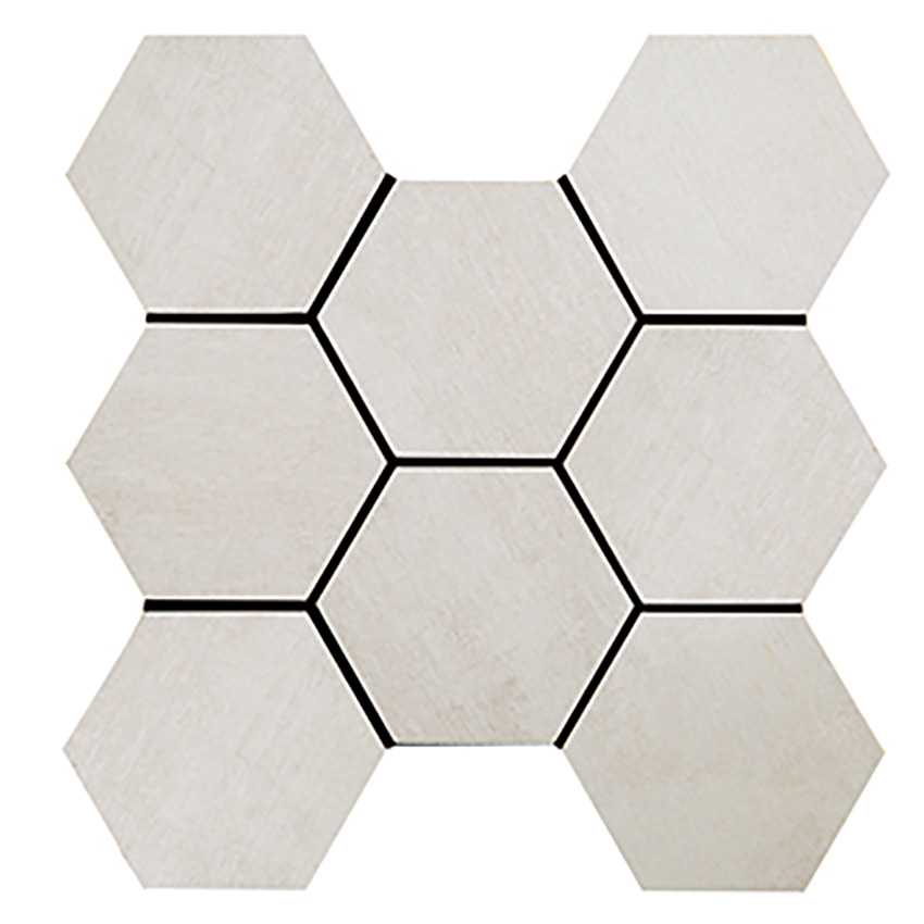 NOBLE PLATINUM HEX MOSAIC UNPOLISHED