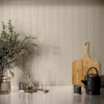 The Tenn Glass Mosaic Collection brings fun and charm to modern interiors 🌿✨. With its intricate herringbone pattern, this design is ideal for backsplashes and feature walls, adding depth and character to kitchens, bathrooms, and other contemporary spaces. It seamlessly enhances modern aesthetics.